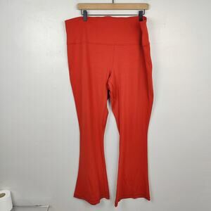 Lululemon Align High-Rise Mini Flare Pant 32" Womens‎ 20 Cayenne Red Nulu Yoga